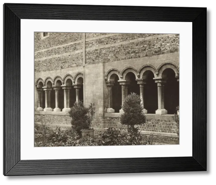 Framed Print : Romanesque arches, Collegiate Church, Tongeren, Belgium Framed Print : Romanesque arches, Collegiate Church, Tongeren, Belgium