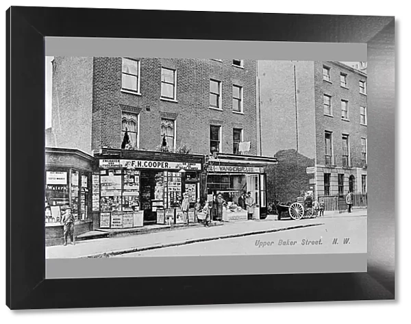 View of Upper Baker Street, Marylebone, London