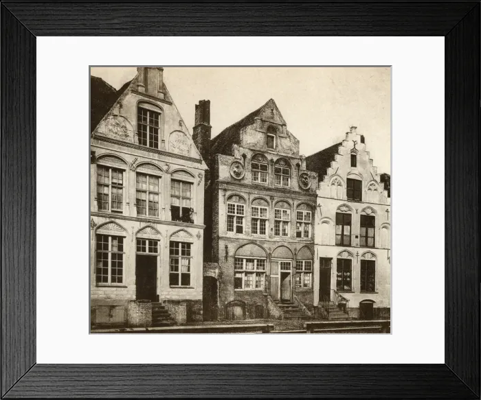 Framed Print : Row of Guild Houses, Ypres, Belgium Framed Print : Row of Guild Houses, Ypres, Belgium