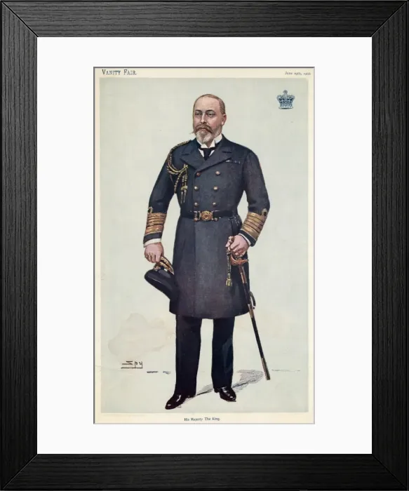 Framed Print : Edward Vii / Naval Uniform Framed Print : Edward Vii / Naval Uniform