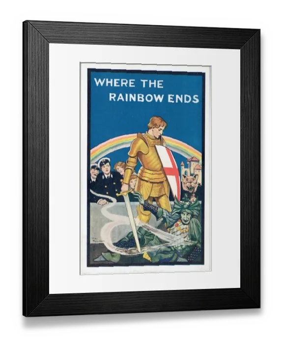 Framed Print : Where The Rainbow Ends by John Ramsey & Clifford Mills Framed Print : Where The Rainbow Ends by John Ramsey & Clifford Mills