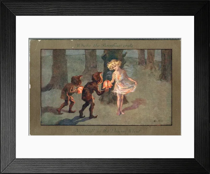 Framed Print : Where The Rainbow Ends by John Ramsey & Clifford Mills Framed Print : Where The Rainbow Ends by John Ramsey & Clifford Mills