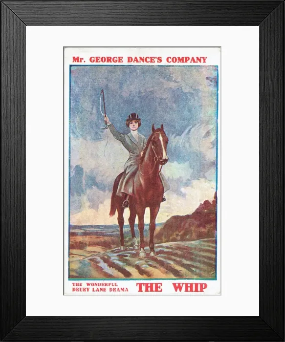 Framed Print : The Whip by Cecil Raleigh and Henry Hamilton Framed Print : The Whip by Cecil Raleigh and Henry Hamilton