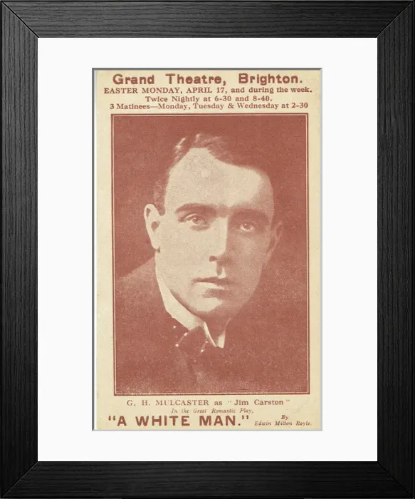 Framed Print : A White Man by Edwin Milton Royle Framed Print : A White Man by Edwin Milton Royle