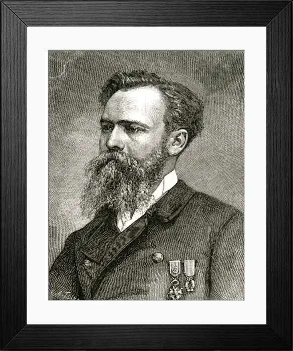 Framed Print : Jules Nicolas Crevaux Framed Print : Jules Nicolas Crevaux