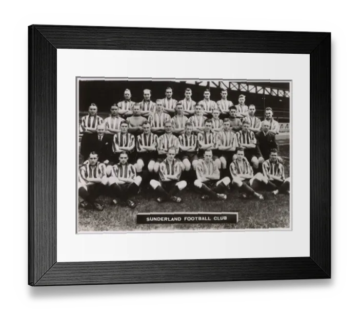 Framed Print : Sunderland FC football team 1934-1935 Framed Print : Sunderland FC football team 1934-1935