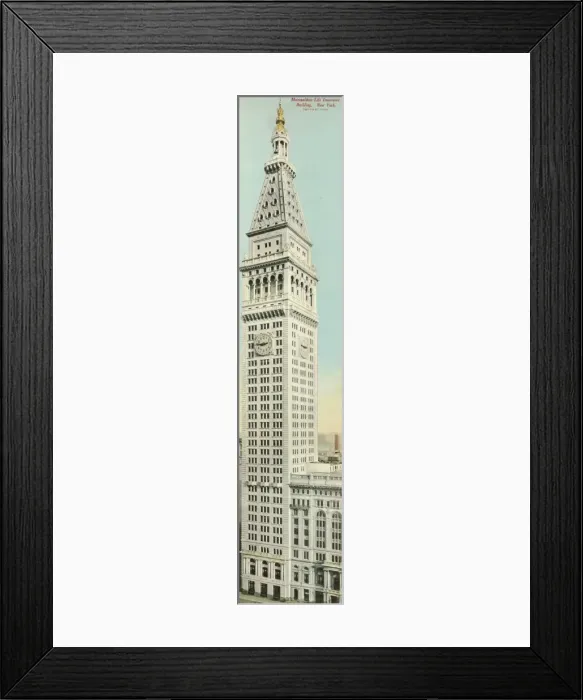 Framed Print : Metropolitan Life Insurance Building, New York, USA Framed Print : Metropolitan Life Insurance Building, New York, USA