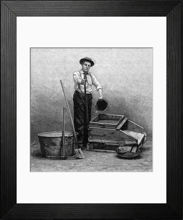 Framed Print : Klondike Gold Rush Framed Print : Klondike Gold Rush