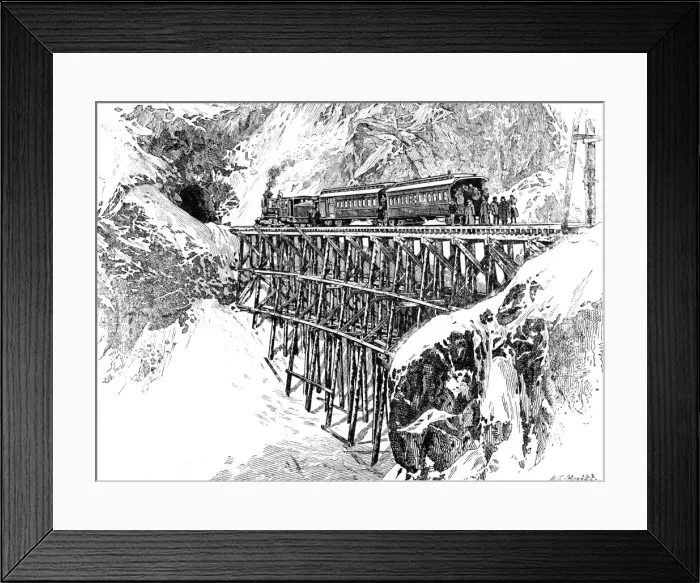 Framed Print : Klondike Gold Rush Framed Print : Klondike Gold Rush