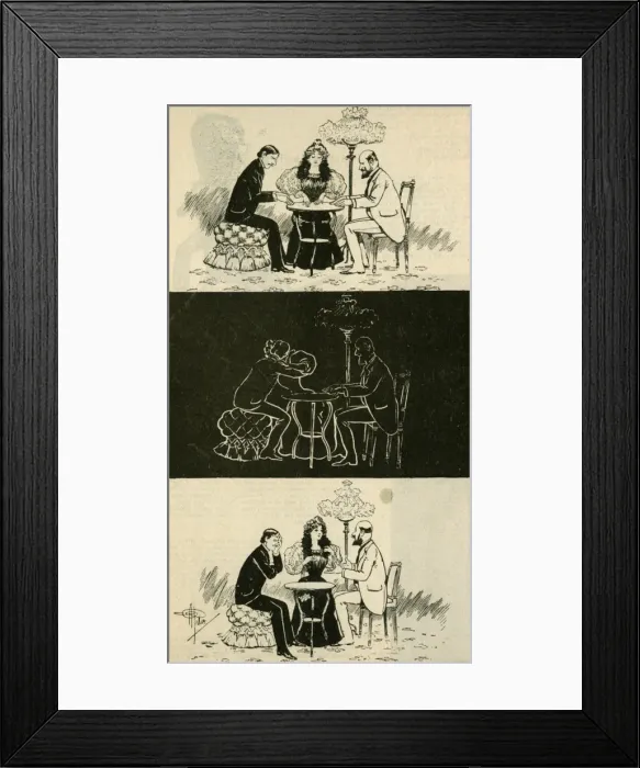 Framed Print : Mediumship / Satirical Framed Print : Mediumship / Satirical
