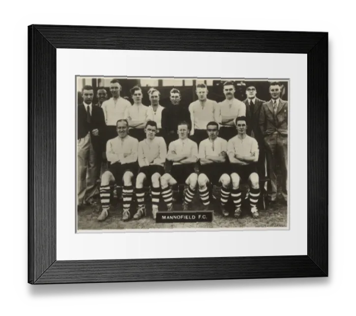 Framed Print : Mannofield FC football team 1934-1935 Framed Print : Mannofield FC football team 1934-1935