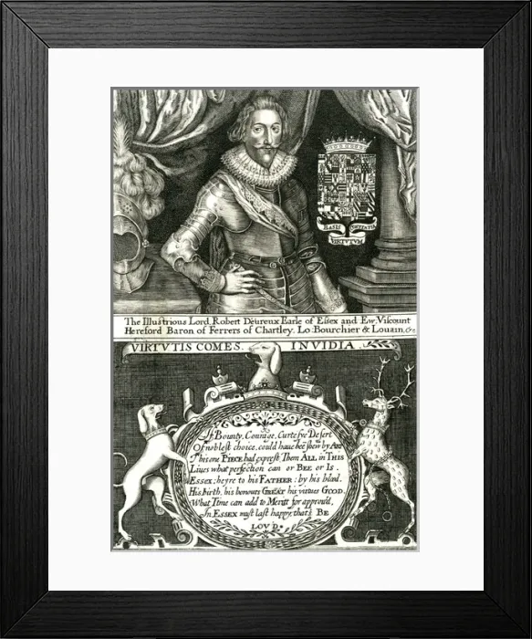 Framed Print : Robt 2nd Earl Essex Framed Print : Robt 2nd Earl Essex