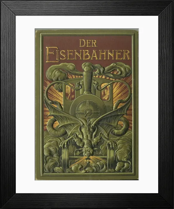 Framed Print : Cover of Der Eisenbahner - Volume 1 Framed Print : Cover of Der Eisenbahner - Volume 1