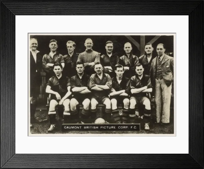 Framed Print : Gaumont British Picture Corp FC football team 1936 Framed Print : Gaumont British Picture Corp FC football team 1936