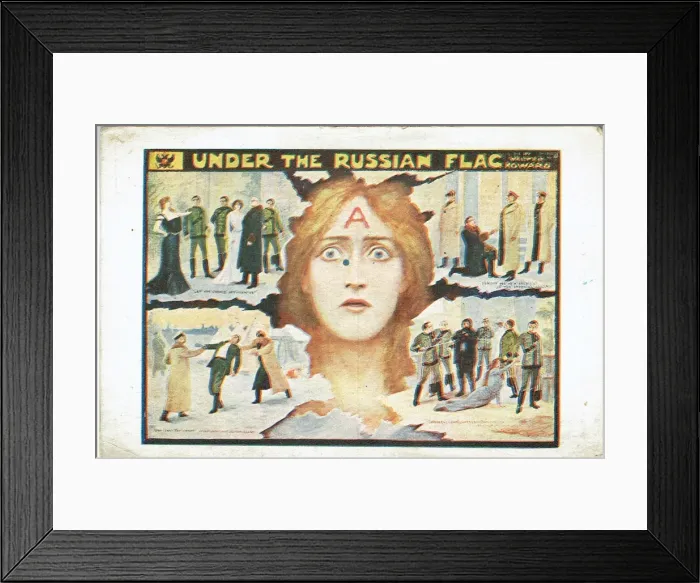 Framed Print : Under The Russian Flag by Walter Howard Framed Print : Under The Russian Flag by Walter Howard