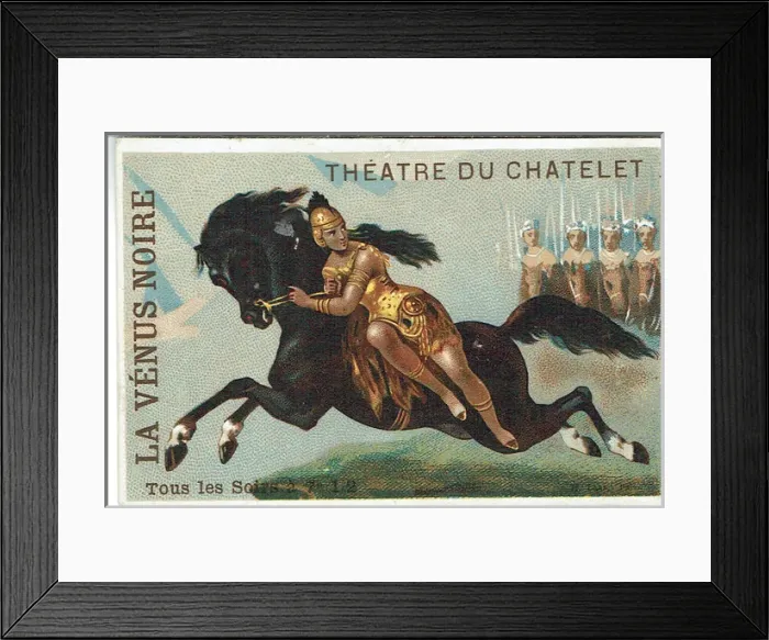 Framed Print : Venus Noire by Adolphe Belot Framed Print : Venus Noire by Adolphe Belot