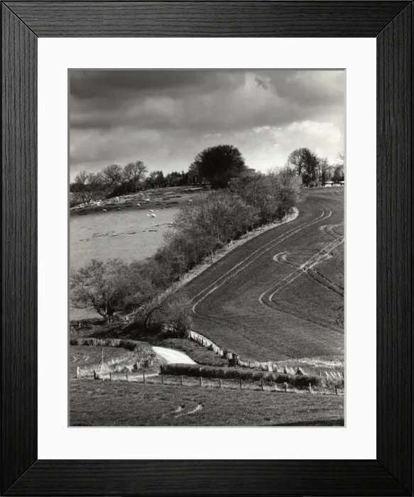 Framed Print : Countryside at Bix nr Henley on Thames, Oxon Framed Print : Countryside at Bix nr Henley on Thames, Oxon