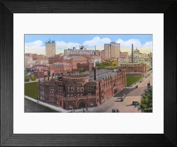 Framed Print : Toledo, Ohio, USA - Skyline - Panorama Framed Print : Toledo, Ohio, USA - Skyline - Panorama