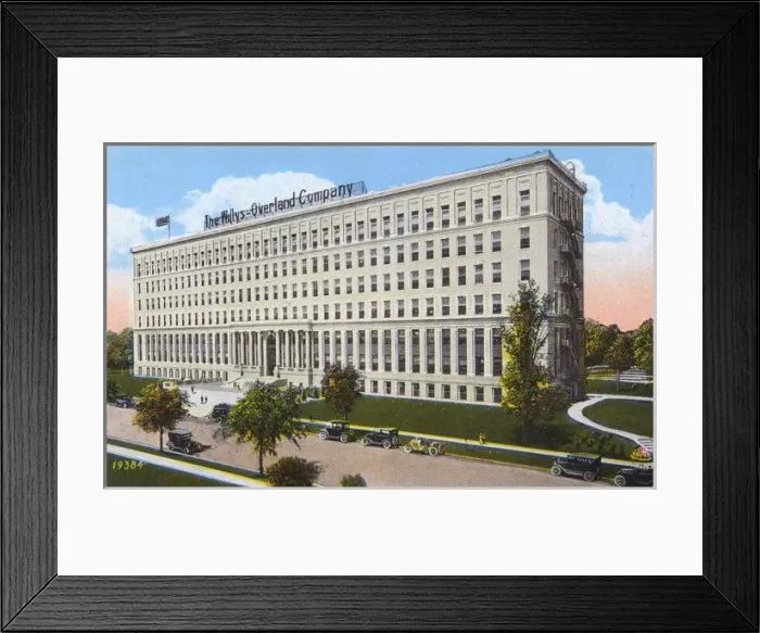 Framed Print : Toledo, Ohio, USA - The Wilys-Overland Co. Office Building Framed Print : Toledo, Ohio, USA - The Wilys-Overland Co. Office Building