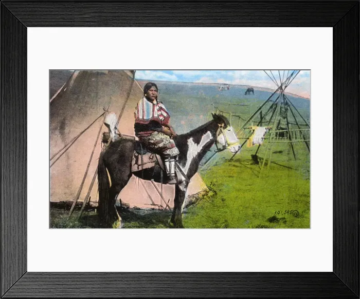 Framed Print : Western Canada - Kissipimi Otunna (Tsuut ina Nation Squaw) Framed Print : Western Canada - Kissipimi Otunna (Tsuut ina Nation Squaw)
