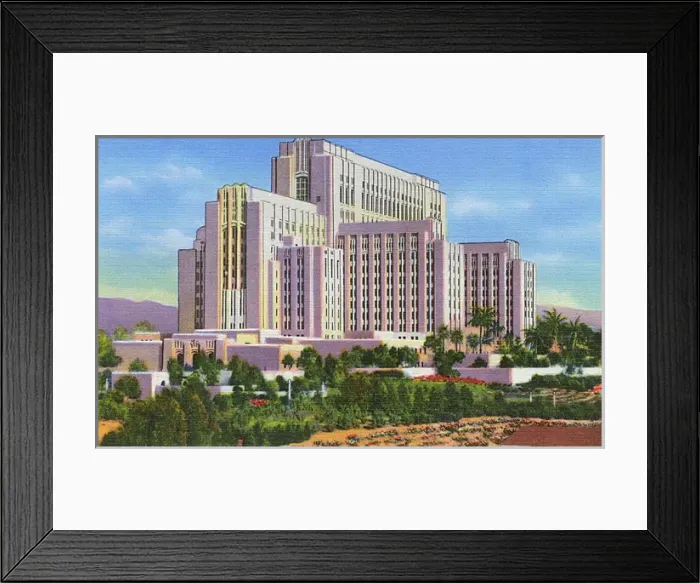 Framed Print : Los Angeles, California - County General Hospital Framed Print : Los Angeles, California - County General Hospital