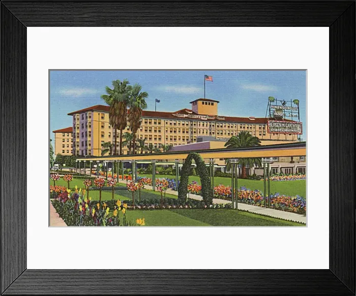 Framed Print : Los Angeles, California - The Ambassador Hotel Framed Print : Los Angeles, California - The Ambassador Hotel