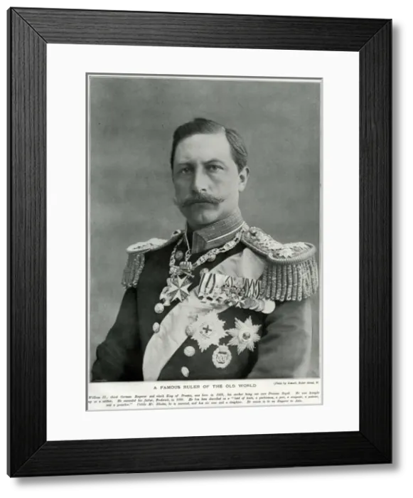 Framed Print : Kaiser Wilhelm II Framed Print : Kaiser Wilhelm II