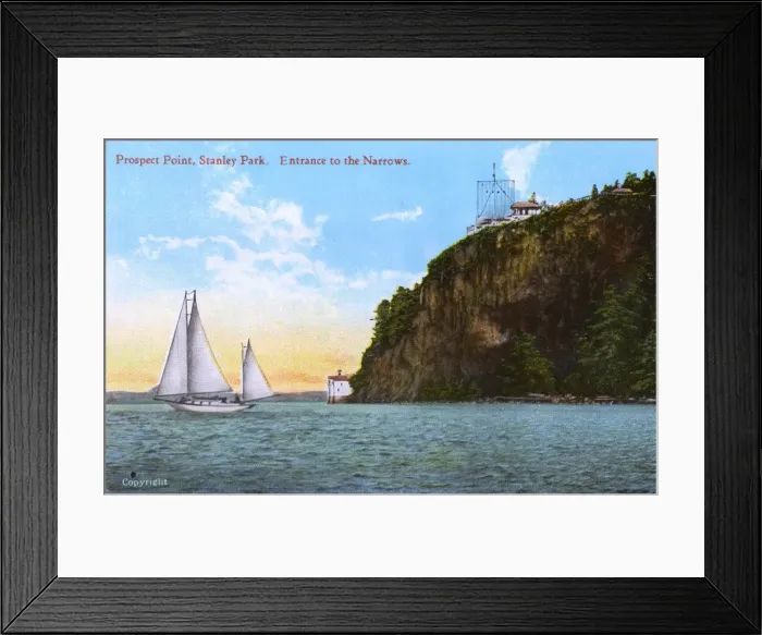 Framed Print : Vancouver, British Columbia, Canada - Prospect Point Framed Print : Vancouver, British Columbia, Canada - Prospect Point