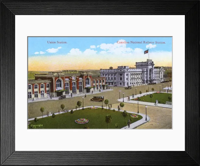 Framed Print : Vancouver, British Columbia, Canada - Union Station Framed Print : Vancouver, British Columbia, Canada - Union Station