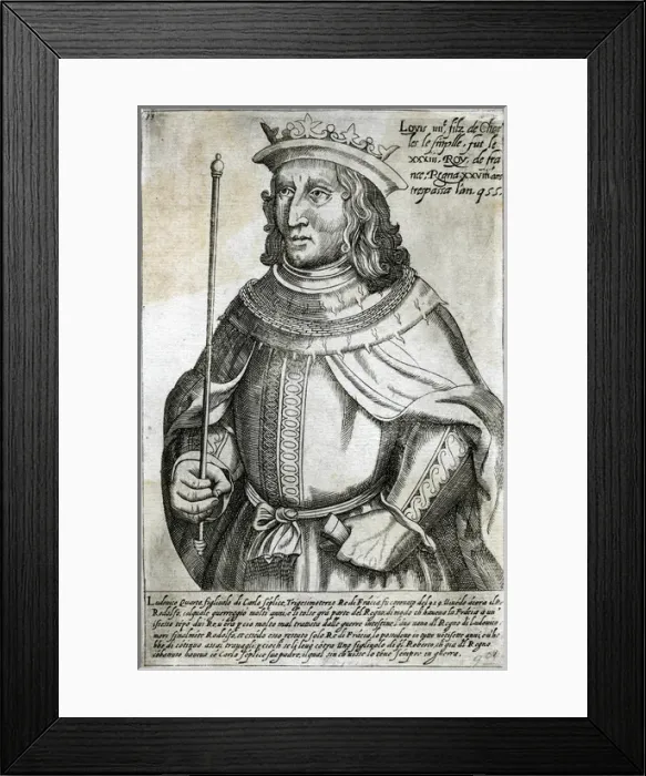 Framed Print : Louis IV of France Framed Print : Louis IV of France