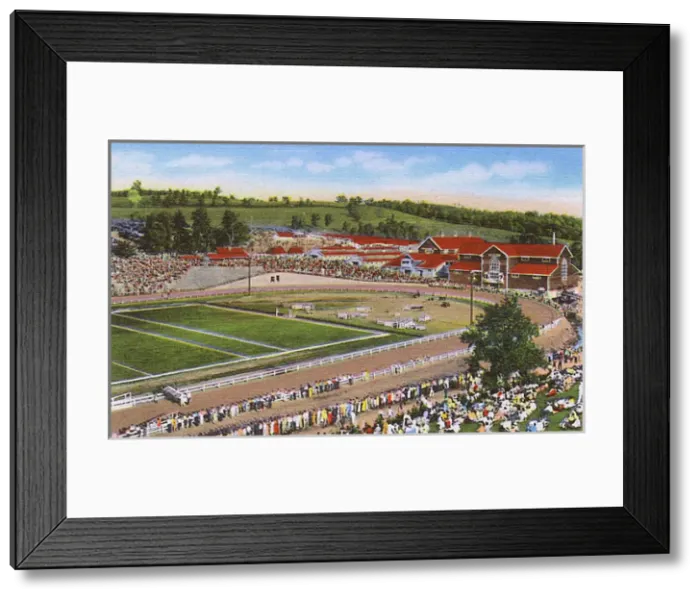Framed Print : Pittsburgh, Pennsylvania, USA - Race Track and Fair Grounds Framed Print : Pittsburgh, Pennsylvania, USA - Race Track and Fair Grounds