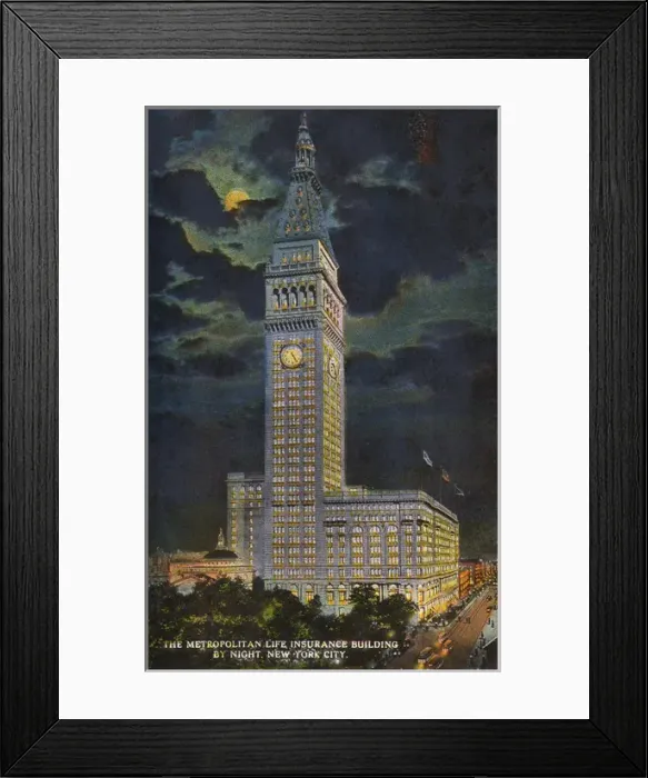 Framed Print : New York City, USA - Metropolitan Life Insurance Building Framed Print : New York City, USA - Metropolitan Life Insurance Building