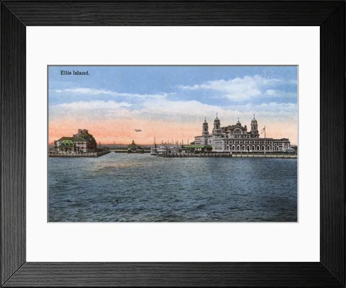 Framed Print : New York City, USA - Ellis Island Framed Print : New York City, USA - Ellis Island