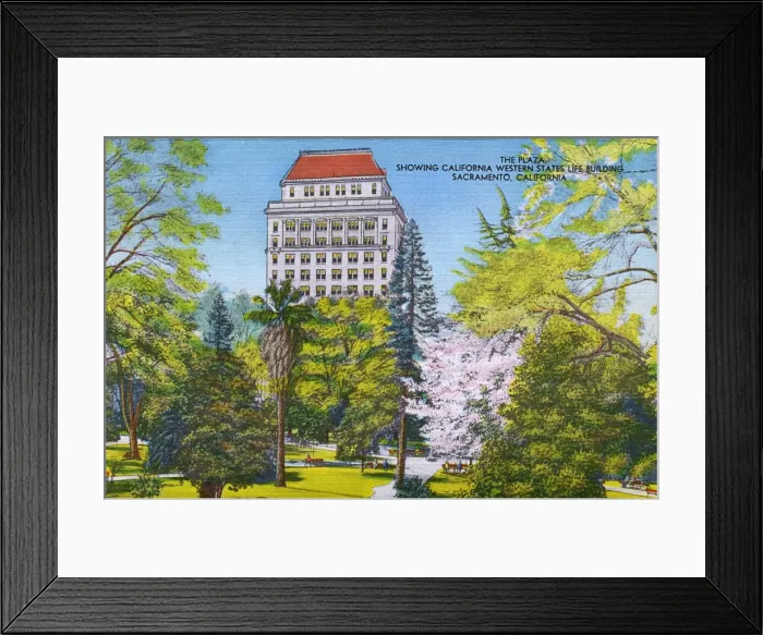 Framed Print : Sacramento, California, USA - The Plaza Framed Print : Sacramento, California, USA - The Plaza