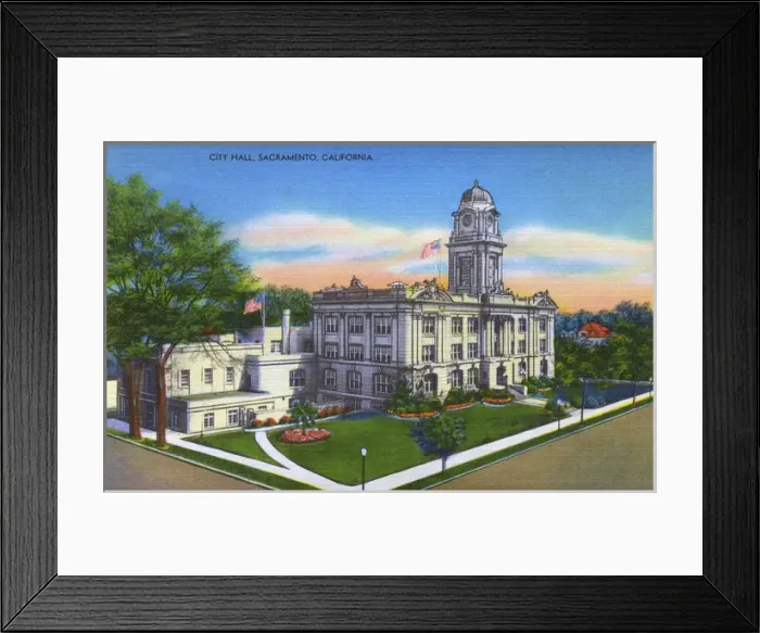 Framed Print : Sacramento, California, USA - City Hall Framed Print : Sacramento, California, USA - City Hall