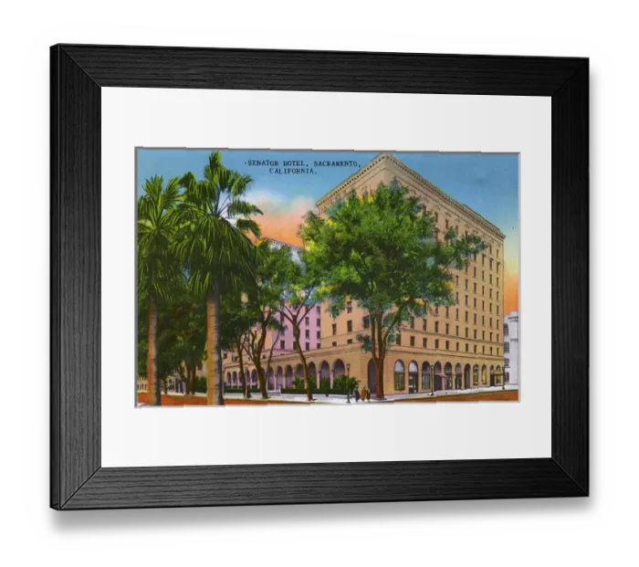 Framed Print : Sacramento, California, USA - Senator Hotel Framed Print : Sacramento, California, USA - Senator Hotel