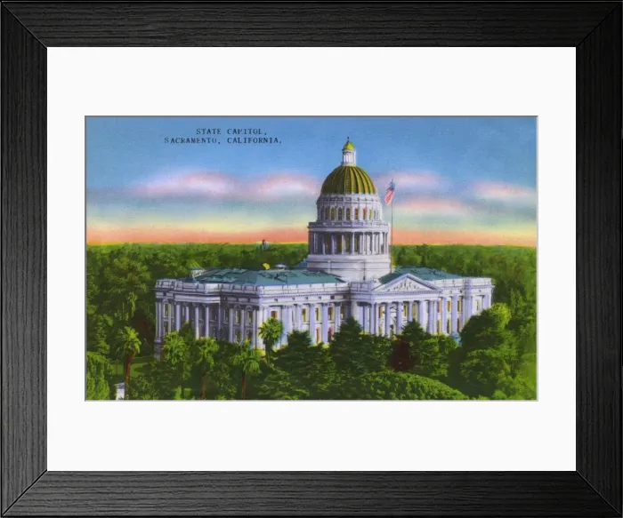 Framed Print : Sacramento, California, USA - State Capitol Building Framed Print : Sacramento, California, USA - State Capitol Building