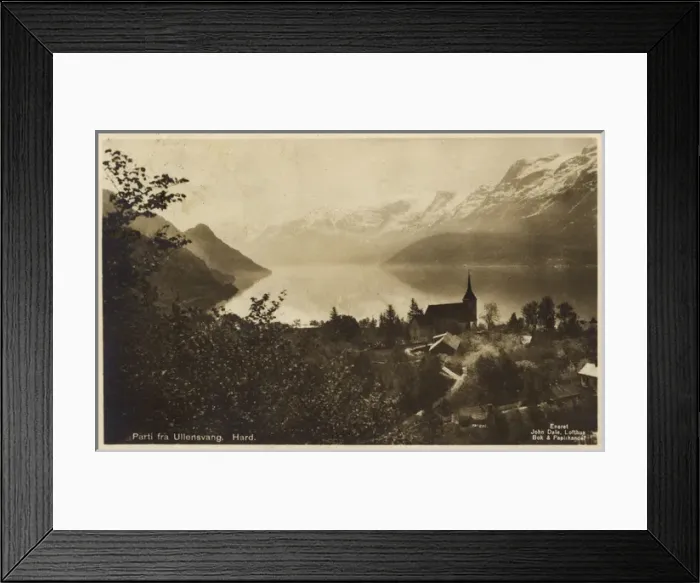 Framed Print : View of Ullensvang, Hardanger, Norway Framed Print : View of Ullensvang, Hardanger, Norway