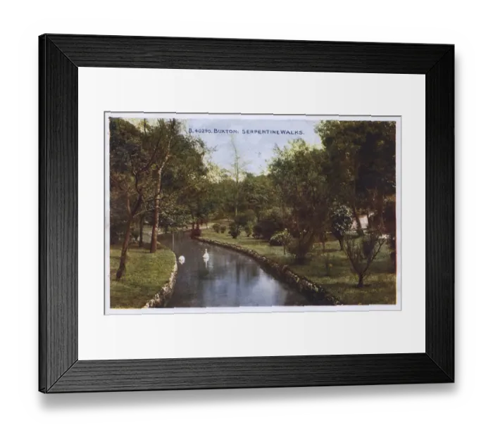 Framed Print : Serpentine Walks, Buxton, Derbyshire Framed Print : Serpentine Walks, Buxton, Derbyshire