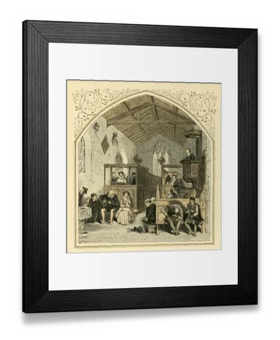 Framed Print : Christmas Sermon Framed Print : Christmas Sermon