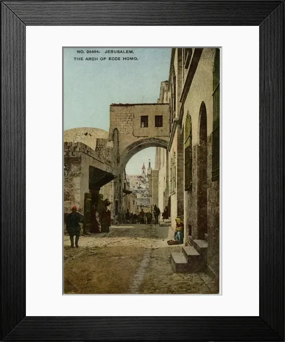 Framed Print : Ach of Ecce Homo, Jerusalem Framed Print : Ach of Ecce Homo, Jerusalem