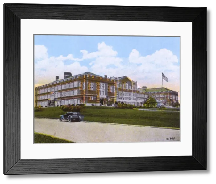 Framed Print : Toledo, Ohio, USA - Waite High School Framed Print : Toledo, Ohio, USA - Waite High School