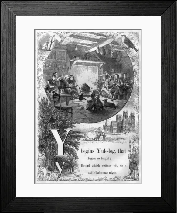 Framed Print : The Mothers Picture Alphabet -- Y Framed Print : The Mothers Picture Alphabet -- Y