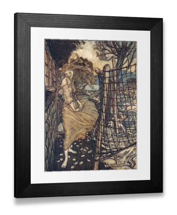 Framed Print : Undine Ashore Framed Print : Undine Ashore