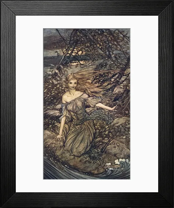 Framed Print : Undine by River Framed Print : Undine by River
