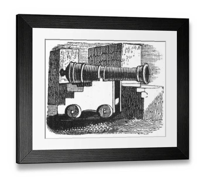 Framed Print : Cannon, c. 1810 Framed Print : Cannon, c. 1810