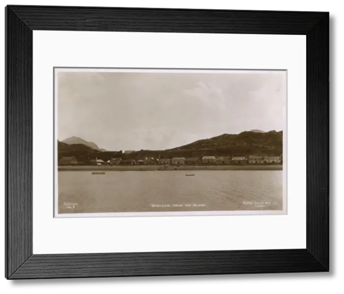 Framed Print : Shieldaig, Northwest Highlands of Scotland - From the Island