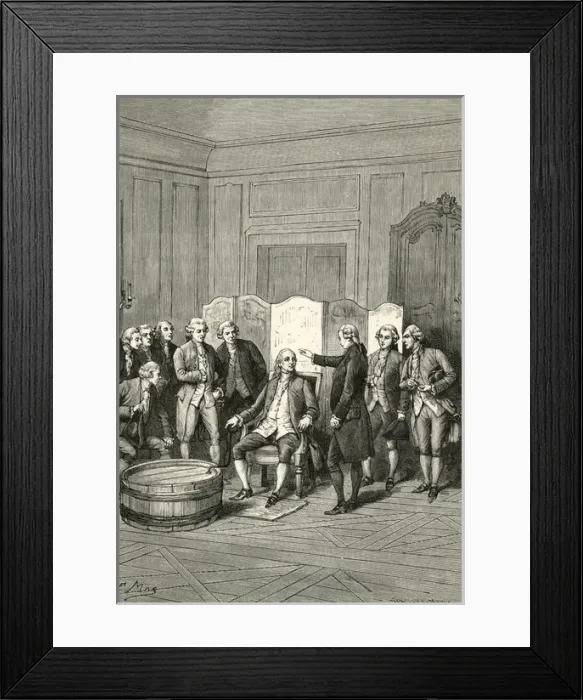 Framed Print : Deslon & Franklin Framed Print : Deslon & Franklin