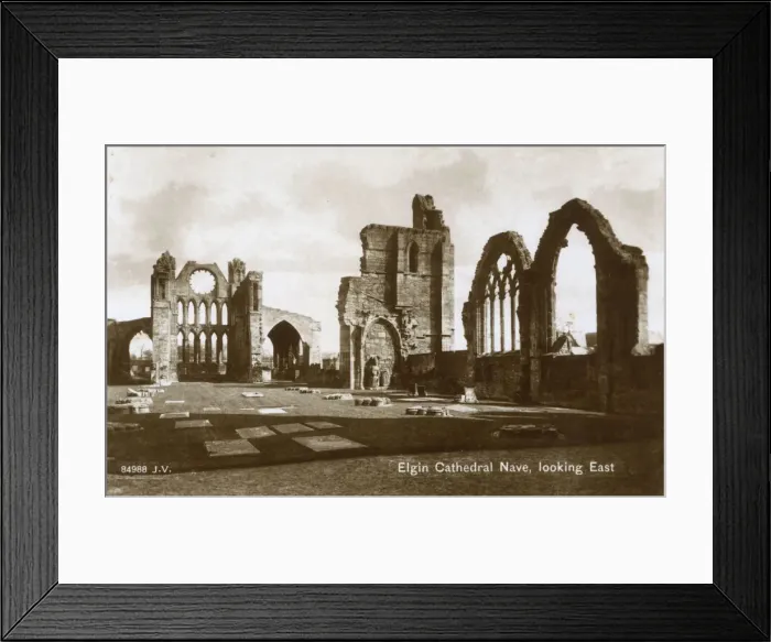 Framed Print : Elgin Cathedral Nave, looking East, Moray, Scotland Framed Print : Elgin Cathedral Nave, looking East, Moray, Scotland
