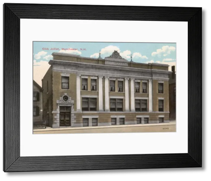 Framed Print : Club Jolliet, Manchester, New Hampshire, USA Framed Print : Club Jolliet, Manchester, New Hampshire, USA